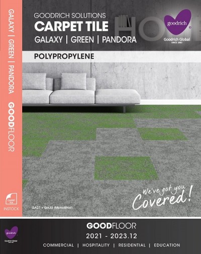 GOODRICH CARPET TILE - GOODFLOOR GALAXY/GREEN/PANDORA (NEW)