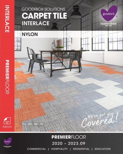 GOODRICH CARPET TILE - PREMIERFLOOR INTERLACE/PULSE/ELEMENT (NEW)