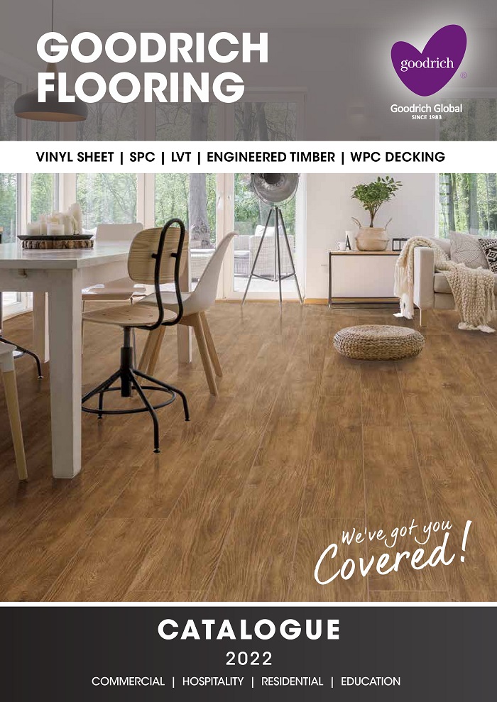 SÀN NHỰA VINYL KHÁNG KHUẨN THƯƠNG HIỆU GOODRICH SINGAPORE DÀNH CHO BỆNH VIỆN, TRƯỜNG HỌC, NHÀ MÁY
