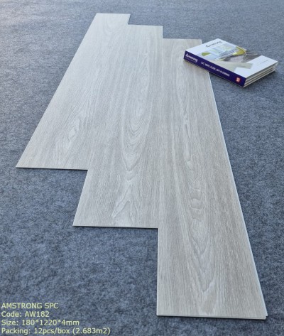 Sàn Nhựa Hèm Khóa giả gỗ Amstrong -AW182 