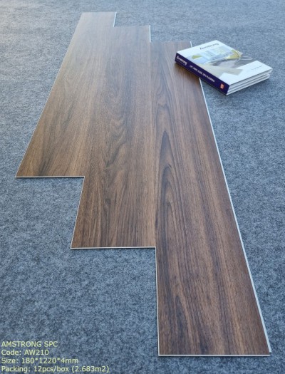 Sàn Nhựa Hèm Khóa giả gỗ Amstrong -AW210 (new)
