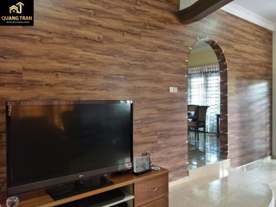 Thi công Tấm Vinyl dán vách, tường, trần 